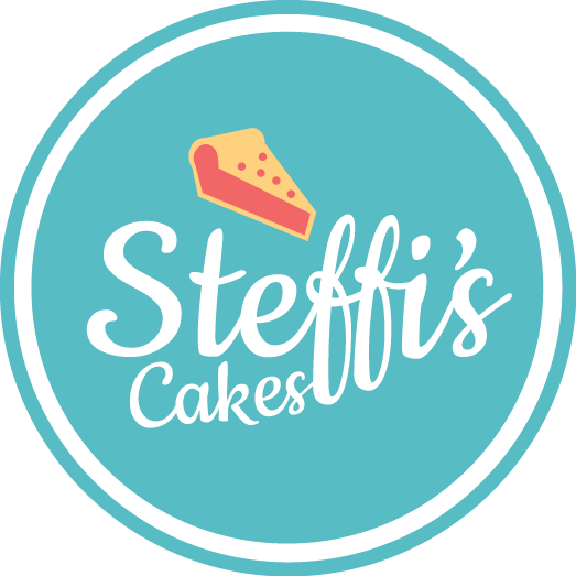 Logo azul Steffi's cakes